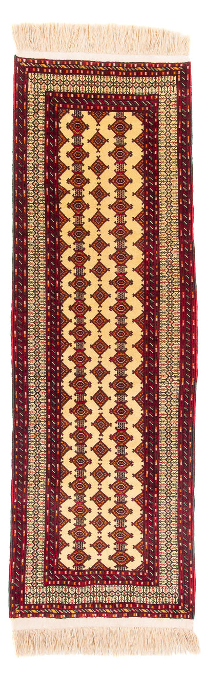 Turkaman Teppich 85x305cm - Orientteppich - beige