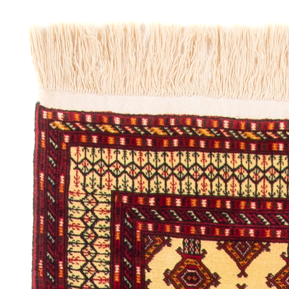 Turkaman Teppich 85x305cm - Orientteppich - beige