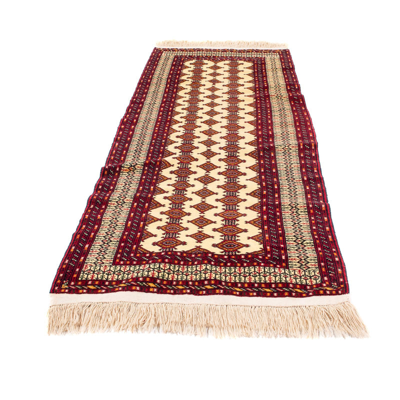 Turkaman Teppich 85x305cm - Orientteppich - beige
