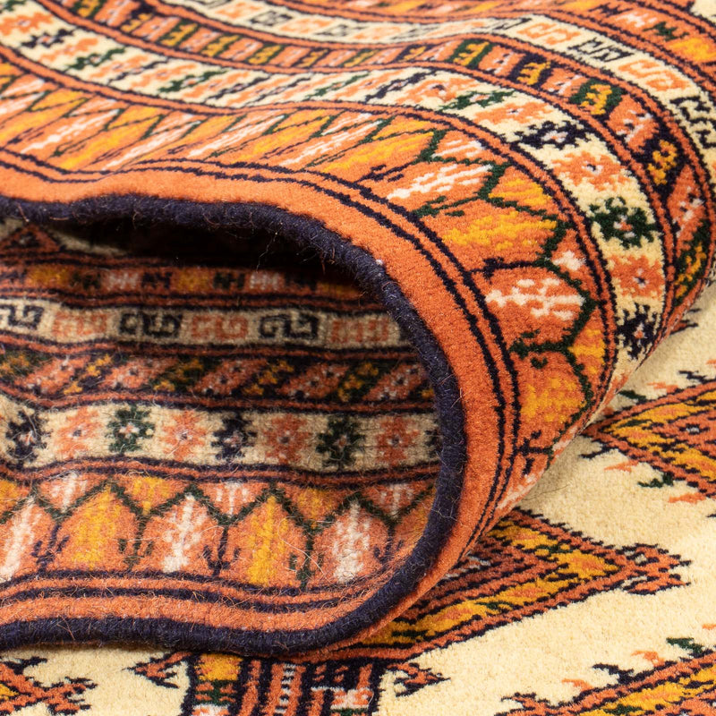 Turkaman Teppich 200x300cm - Orientteppich - beige