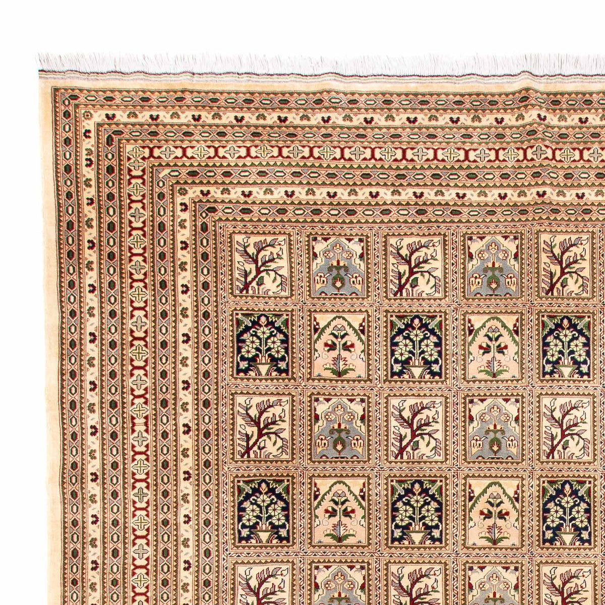 Afghan Teppich 296x400cm - Orientteppich - beige