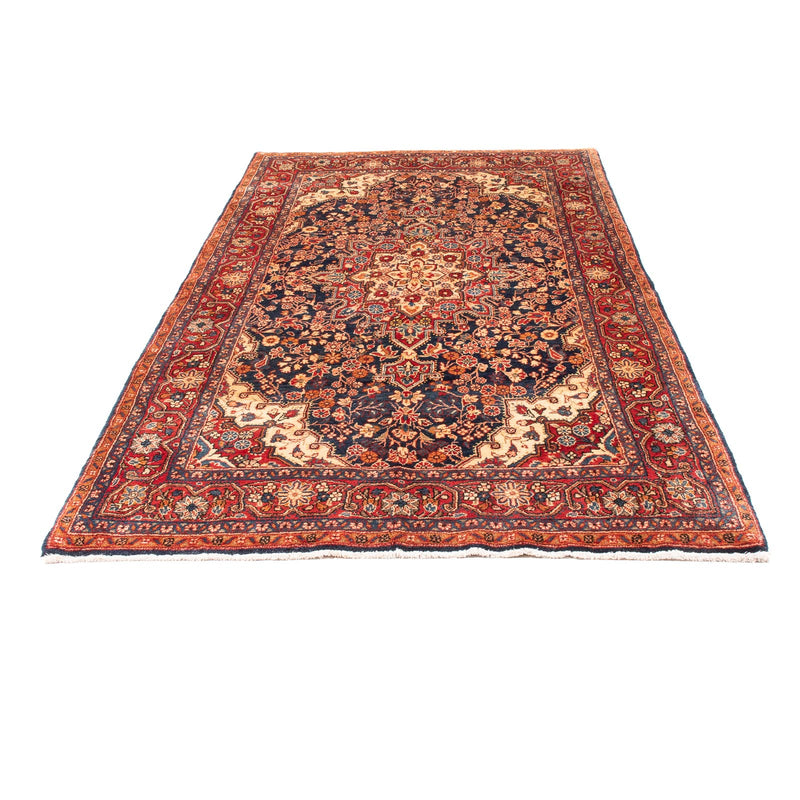 Malayer Teppich 134x264cm - Perserteppich - dunkelblau