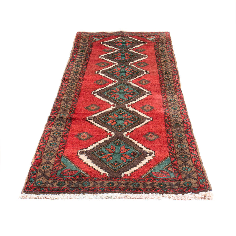 Hamadan Teppich 80x275cm - Perserteppich - terrakotta