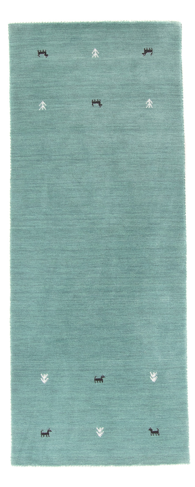 Läufer Gabbeh - Softy - 75 x 200 cm - hellblau
