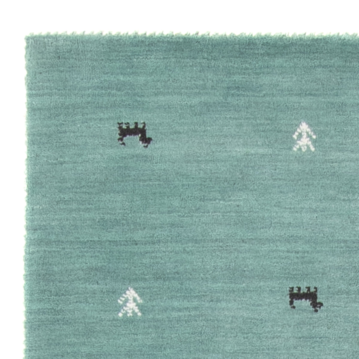 Läufer Gabbeh - Softy - 75 x 200 cm - hellblau