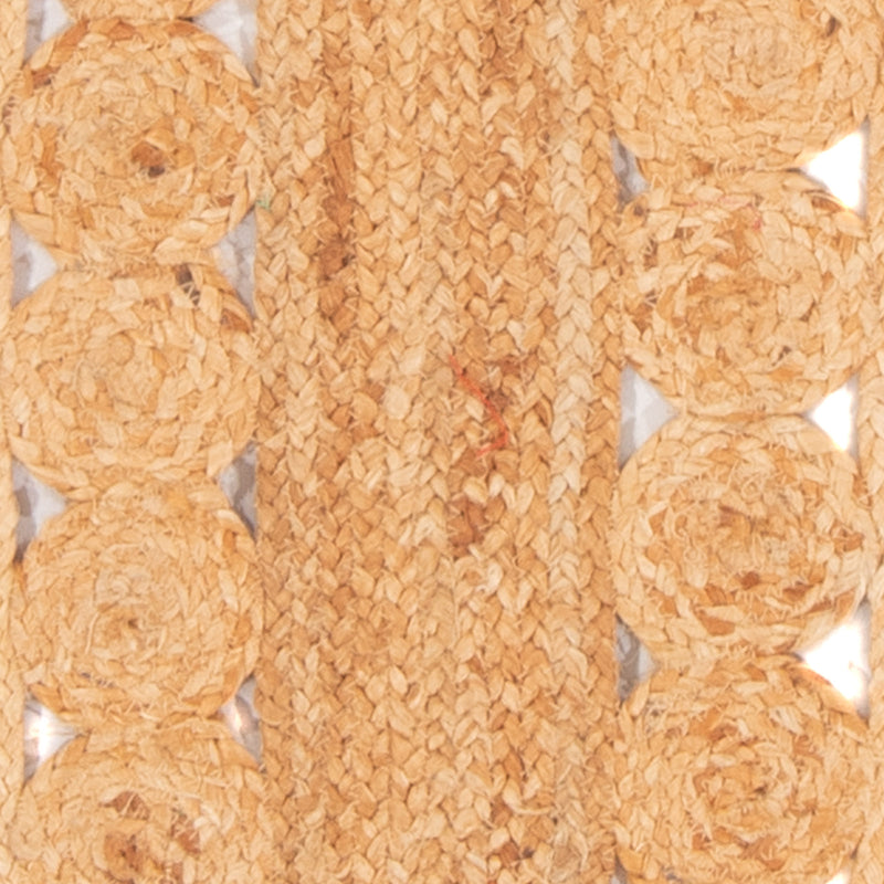 Juteteppich oval  - 61 x 91 cm - natur