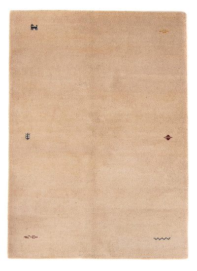 Gabbeh Teppich Indus 170x240cm - Wollteppich - beige