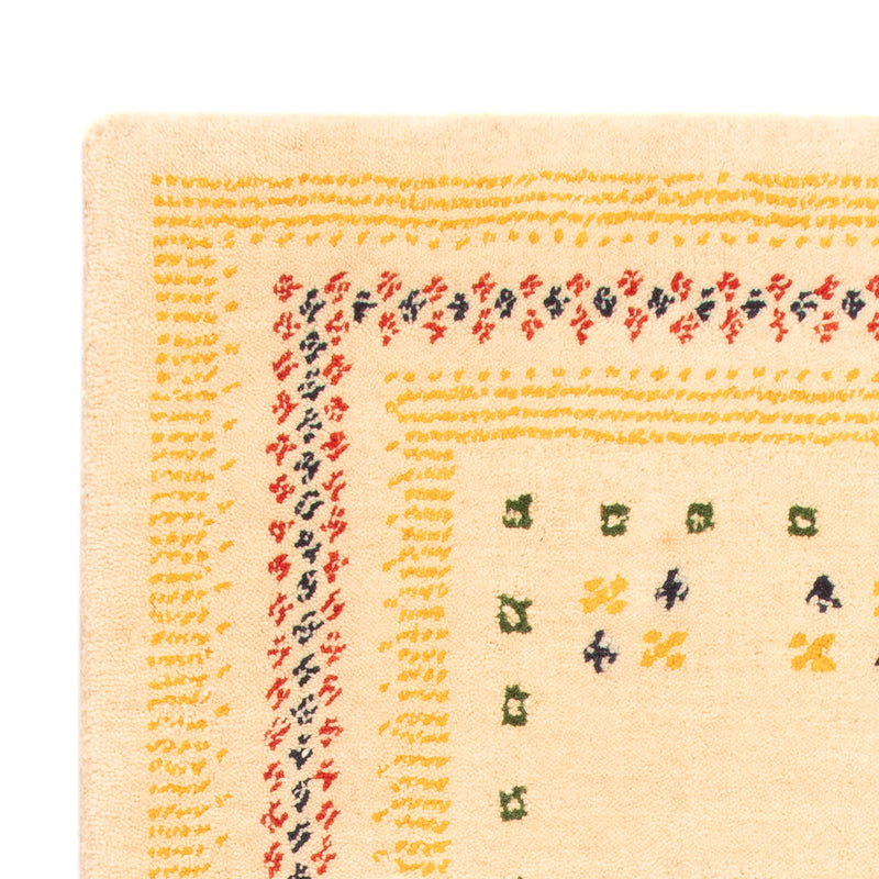 Gabbeh Teppich - Loribaft Softy - 60 x 90 cm - beige
