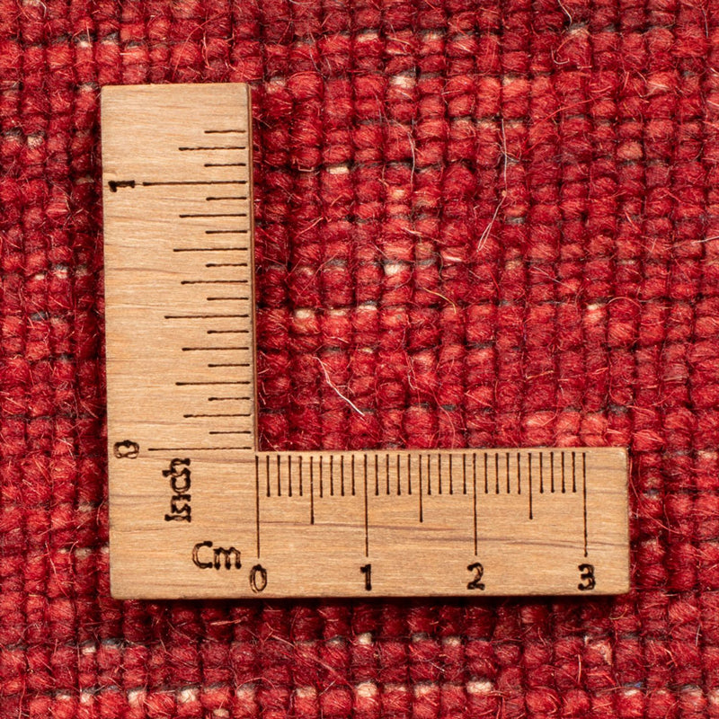 Loribaft Loom Teppich 80x200cm - Wollteppich - rot