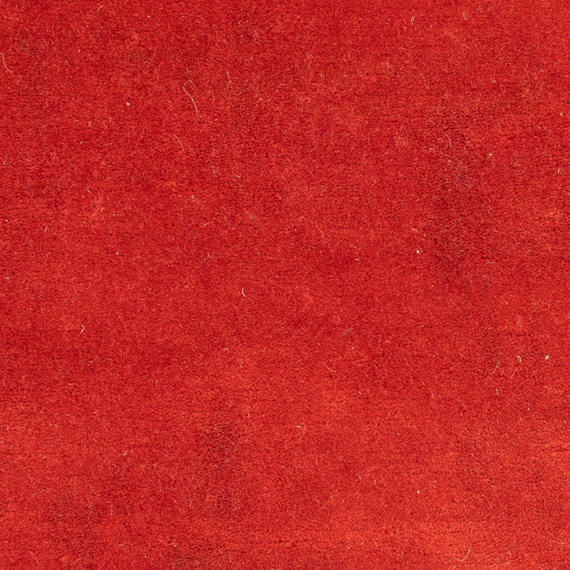 Nepal Teppich 60x90cm - Wollteppich - rot