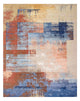 Designer Teppich 242x313cm - mehrfarbig