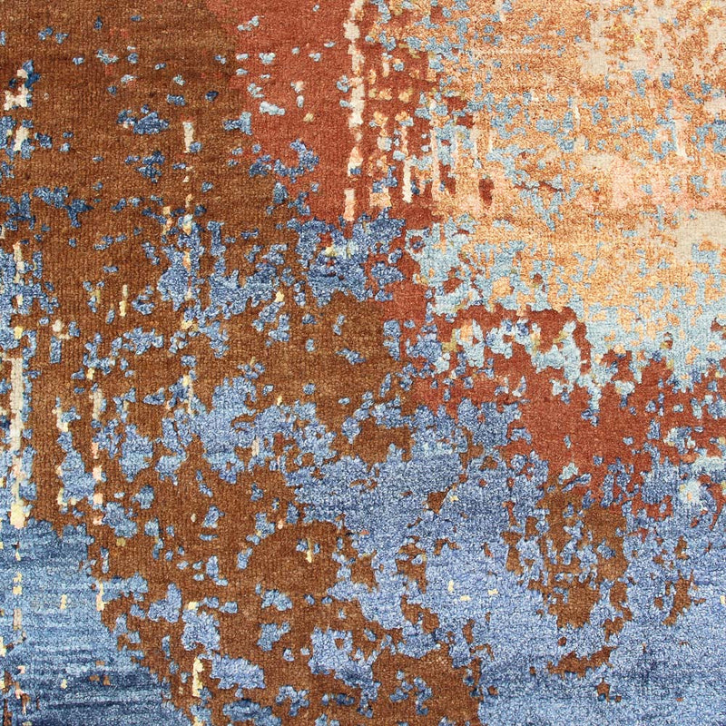 Designer Teppich 242x313cm - mehrfarbig