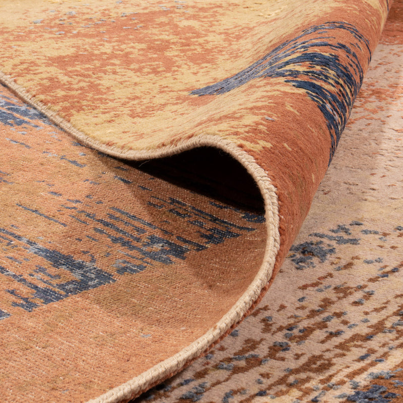 Designer Teppich 242x313cm - mehrfarbig