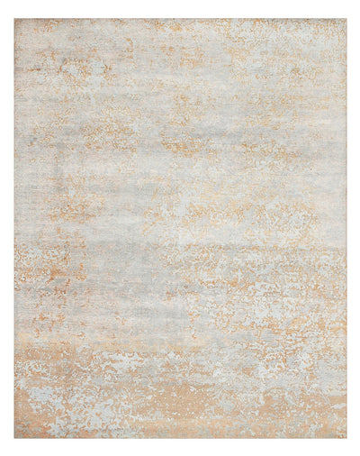 Designer Teppich 241x309cm - silber