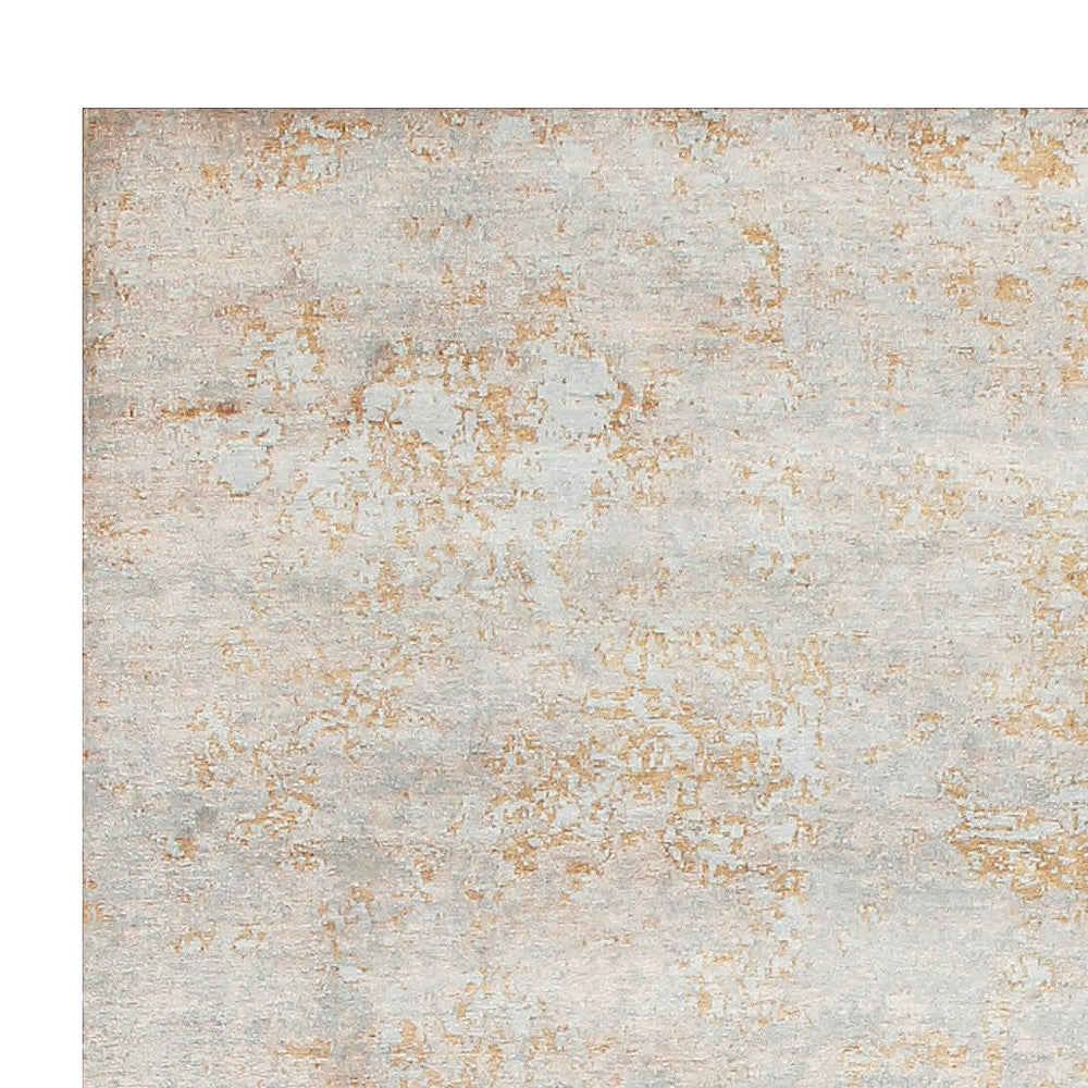 Designer Teppich 241x309cm - silber