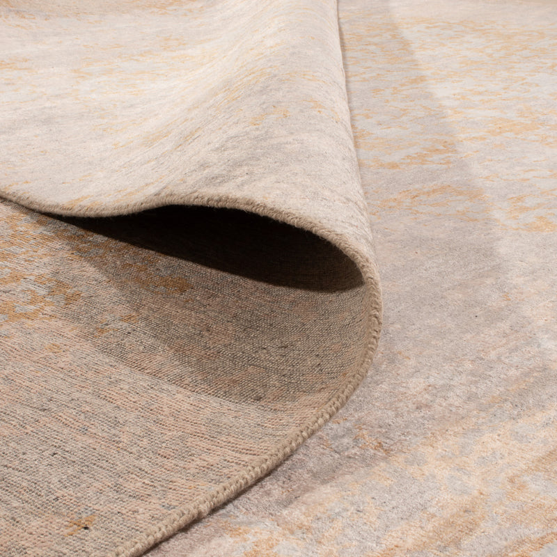 Designer Teppich 241x309cm - silber