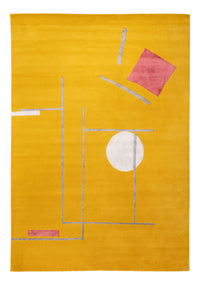 Designer Teppich 171x242cm - gold – product image