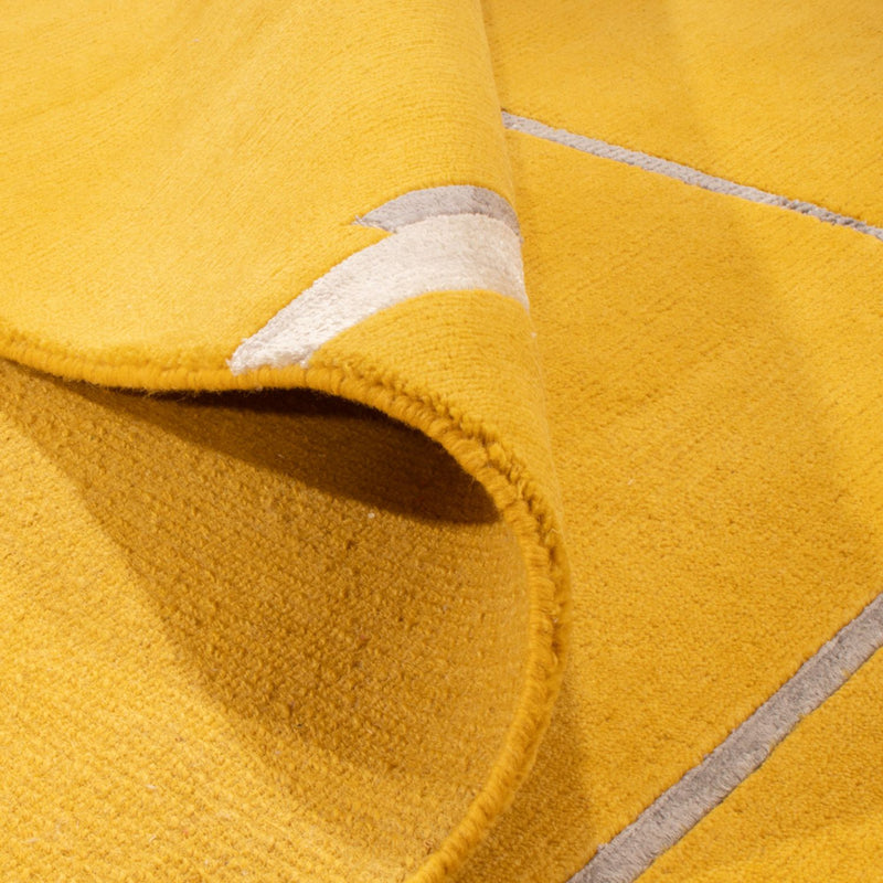 Designer Teppich 171x242cm - gold