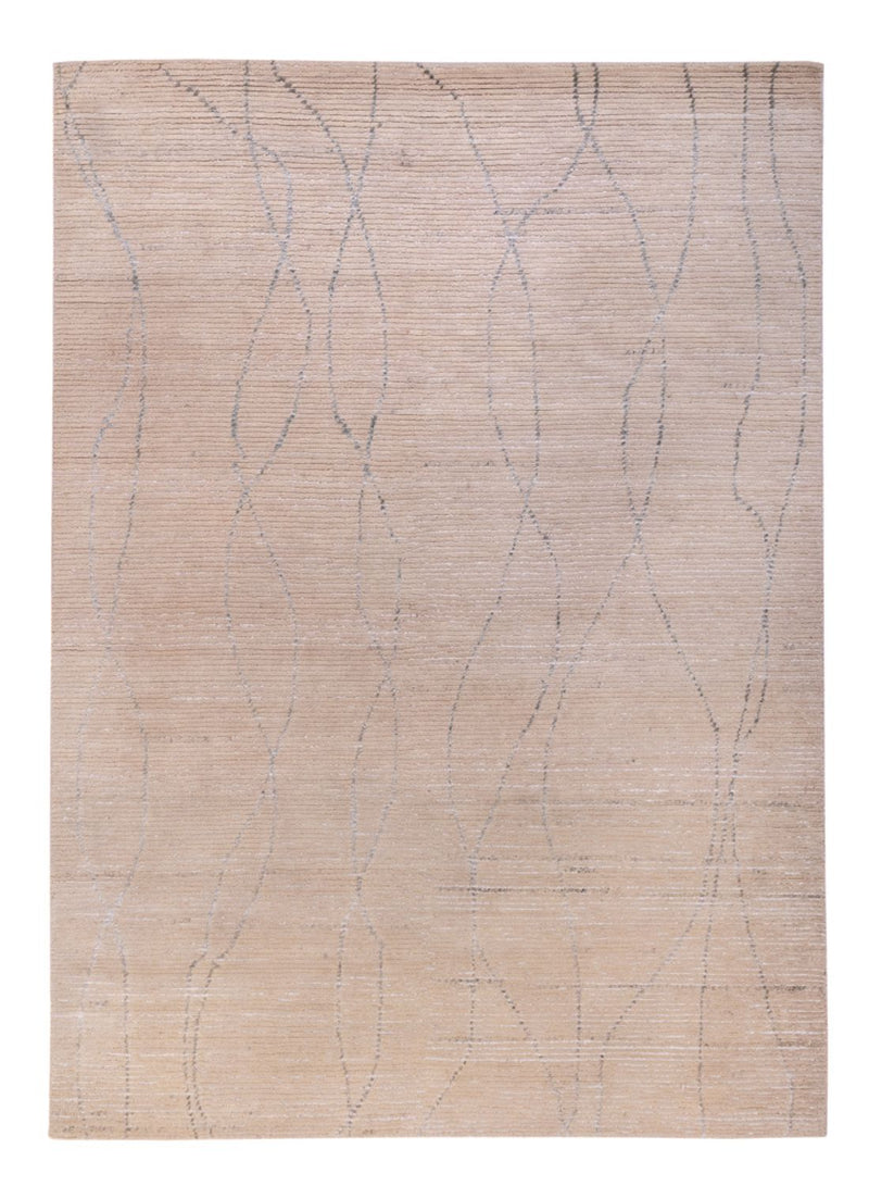 Designer Teppich 176x236cm - beige