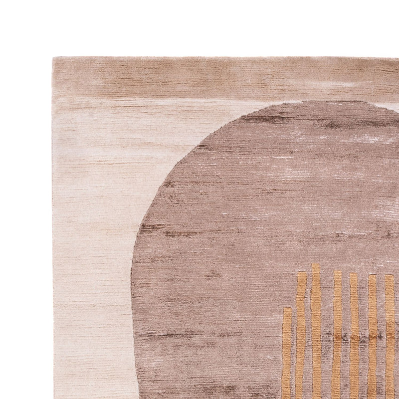 Designer Teppich 166x241cm - beige