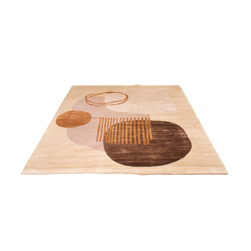 Designer Teppich 166x241cm - beige