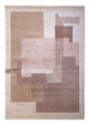 Designer Teppich 169x244cm - silber