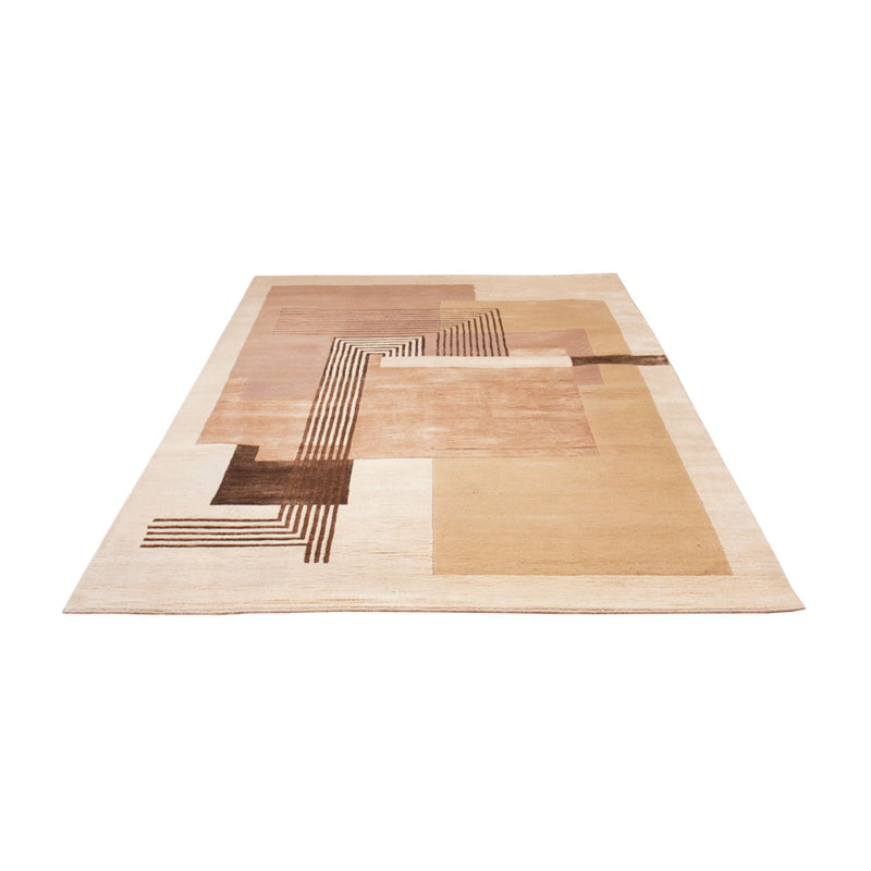 Designer Teppich 169x244cm - silber