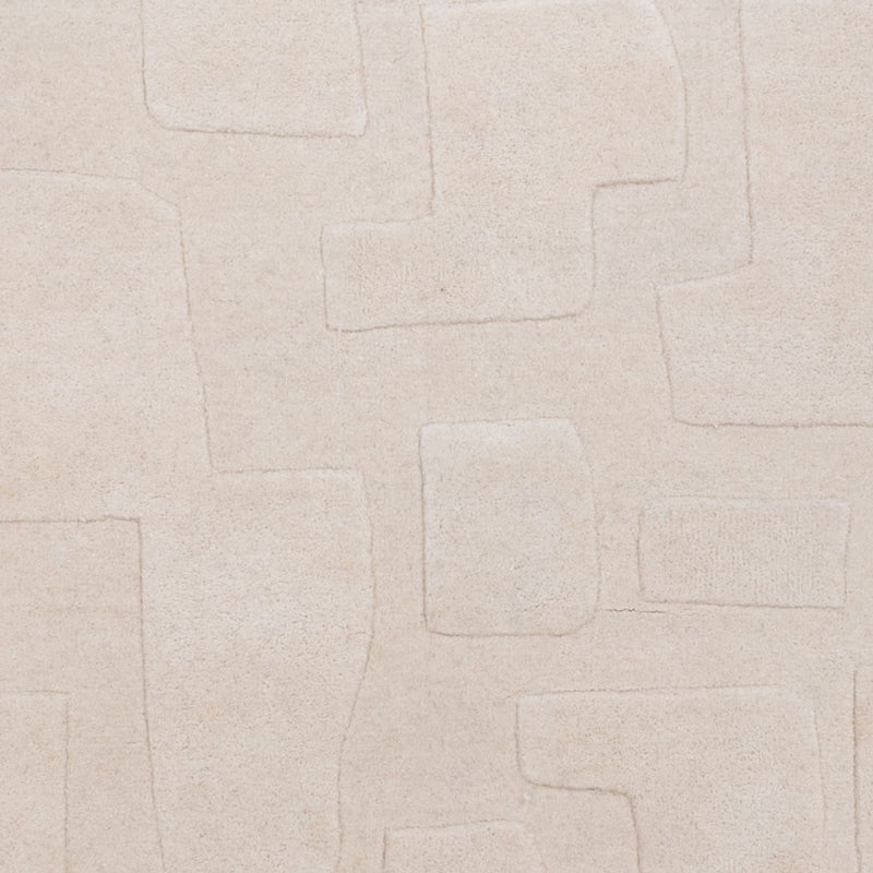 Designer Teppich 140x200cm - beige