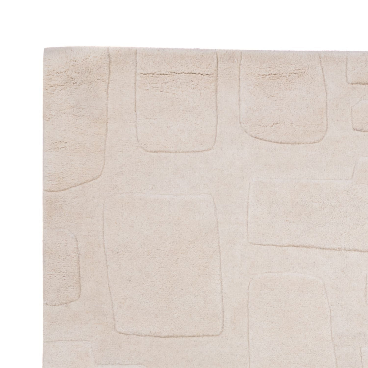 Designer Teppich 140x200cm - beige