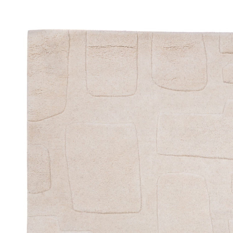 Designer Teppich 140x200cm - beige