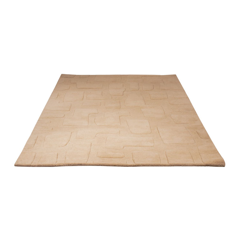 Designer Teppich 140x200cm - beige