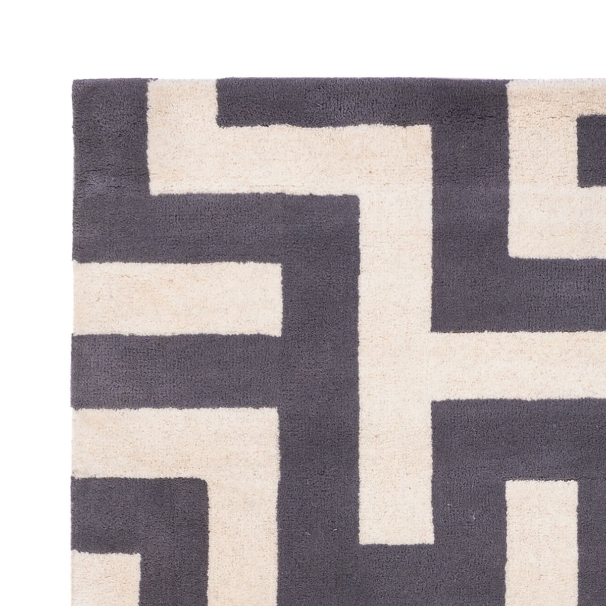 Designer Teppich 140x200cm - grau
