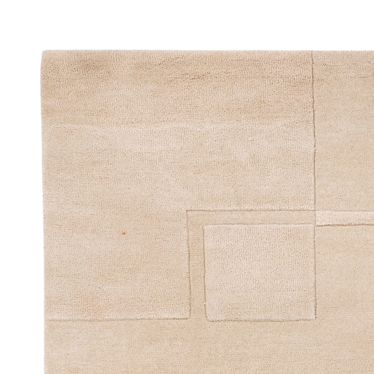 Wollteppich 140x200cm - beige