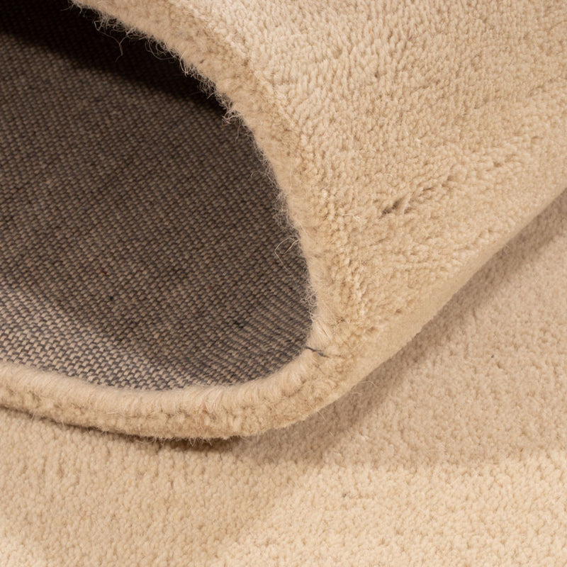 Wollteppich 140x200cm - beige