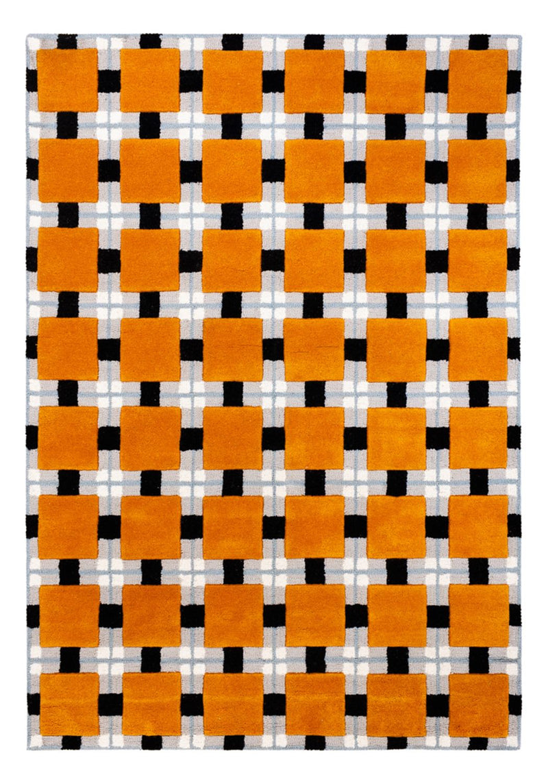 Designer Teppich 140x200cm - gold