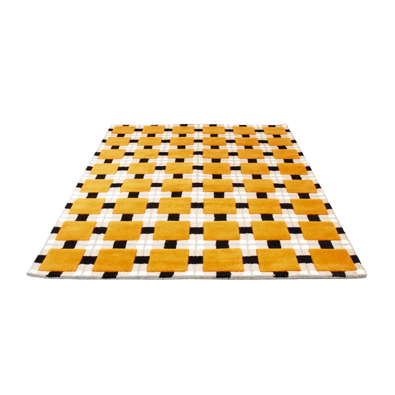 Designer Teppich 140x200cm - gold