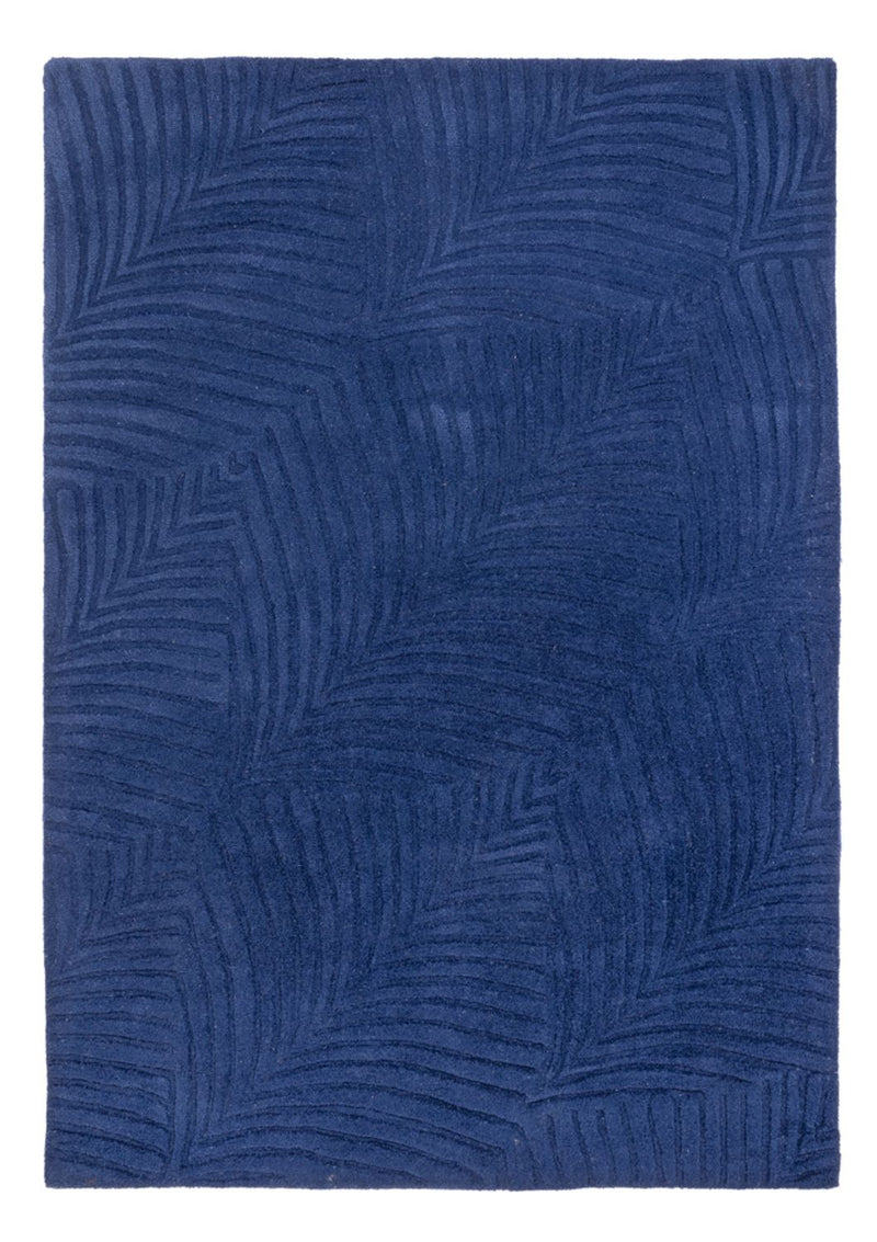 Wollteppich 140x200cm - blau