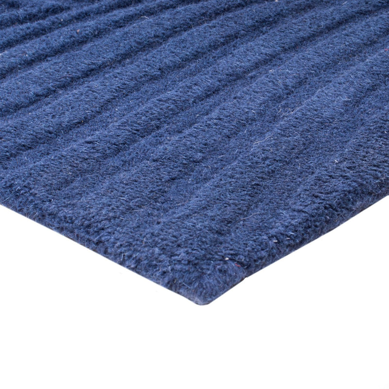 Wollteppich 140x200cm - blau