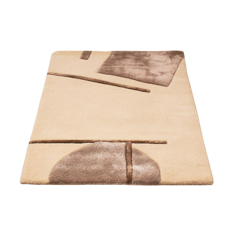Designer Teppich - 60 x 90 cm - creme