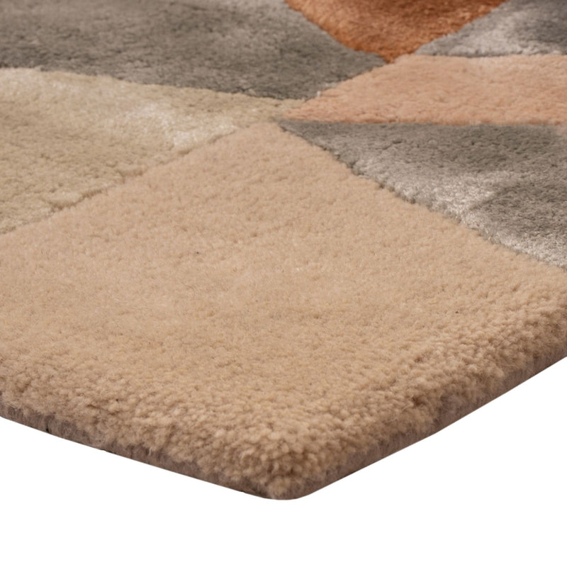 Designer Teppich - 60 x 90 cm - mehrfarbig