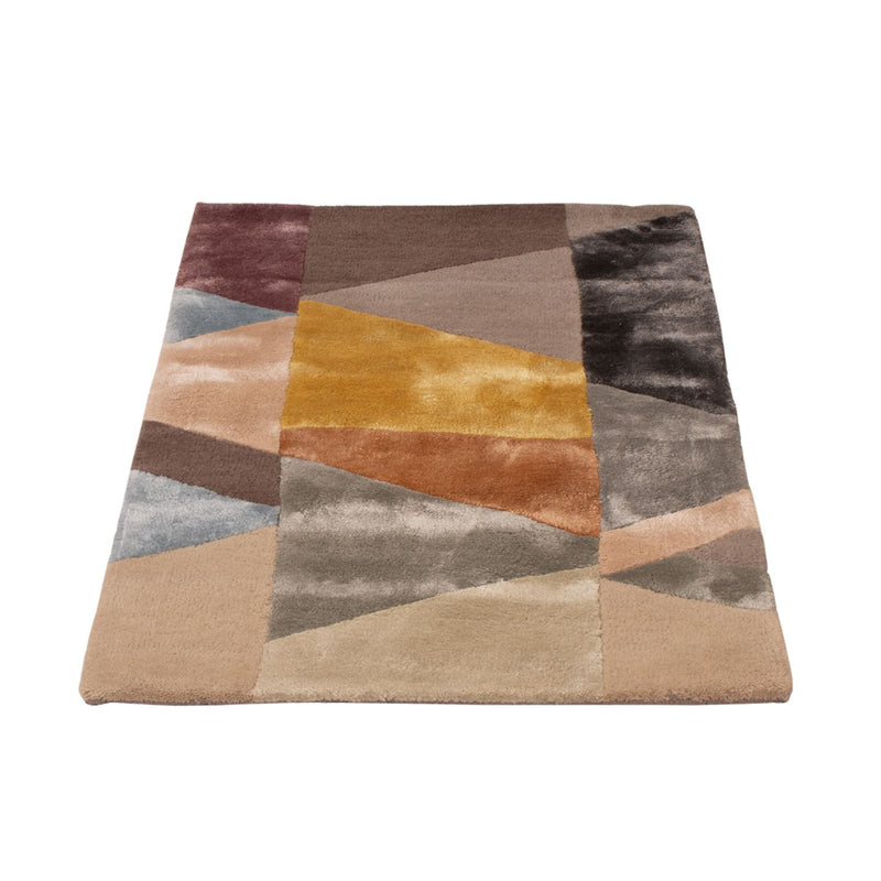 Designer Teppich - 60 x 90 cm - mehrfarbig