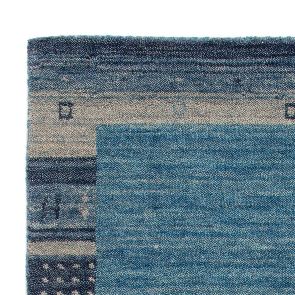 Gabbeh Teppich - Softy - 60 x 90 cm - blau