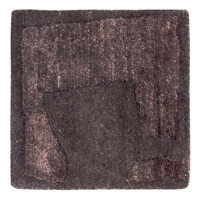 Designer Teppich 30x30cm - anthrazit