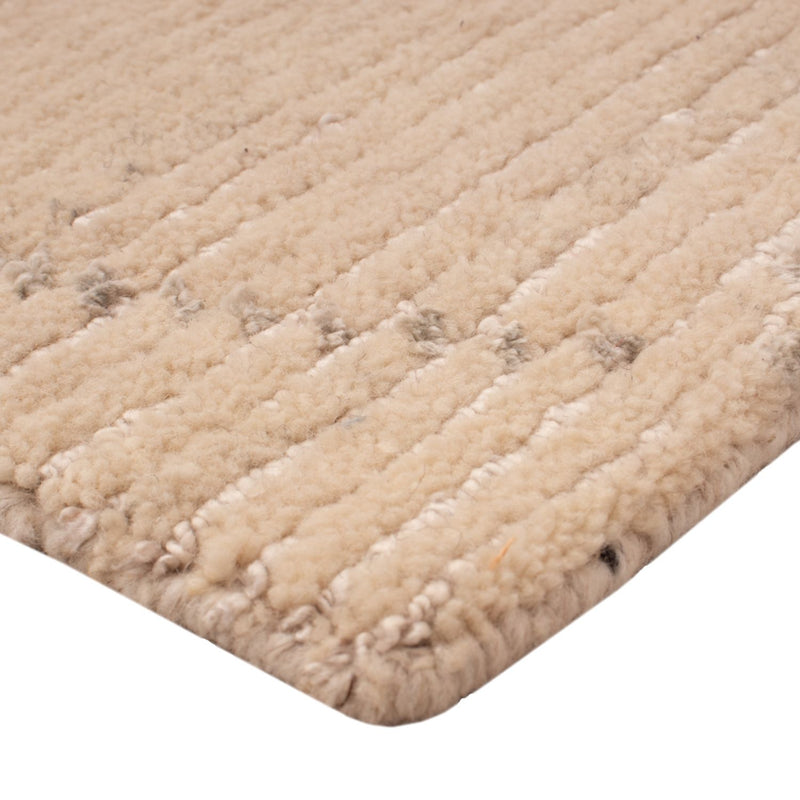 Designer Teppich 30x30cm - naturweiß