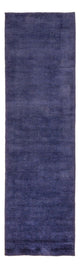 Gabbeh Teppich Softy 80x300cm - Wollteppich - blau
