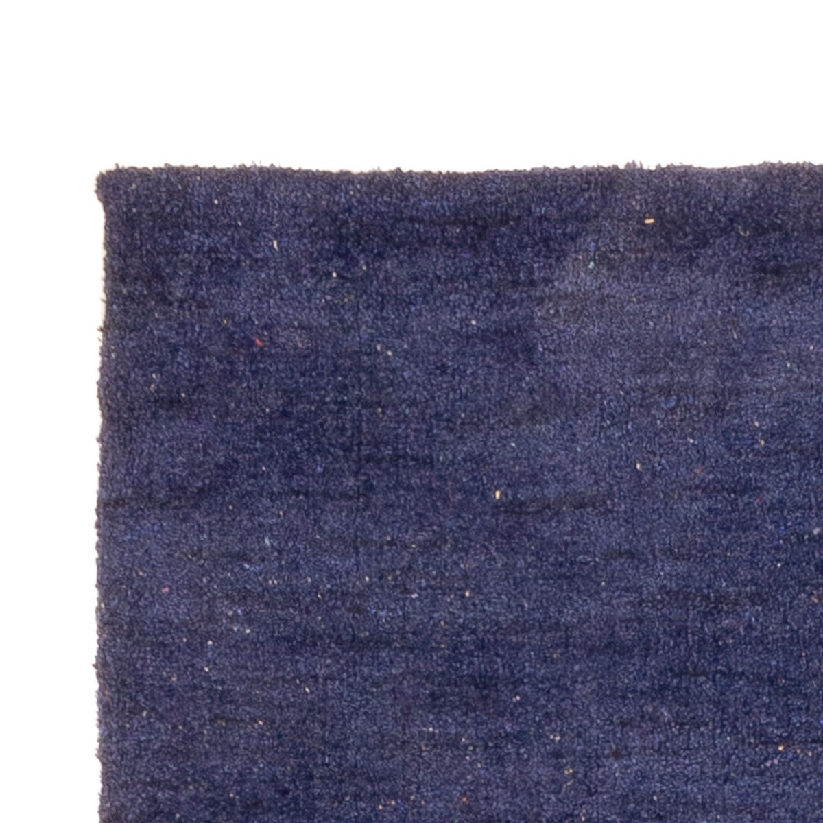 Gabbeh Teppich Softy 80x300cm - Wollteppich - blau