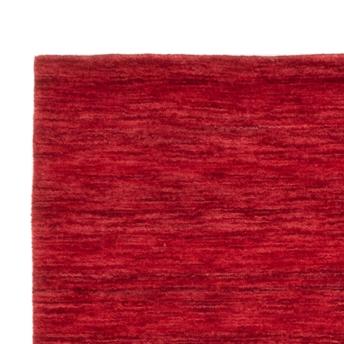 Gabbeh Teppich - Loribaft Softy - 72 x 145 cm - rot