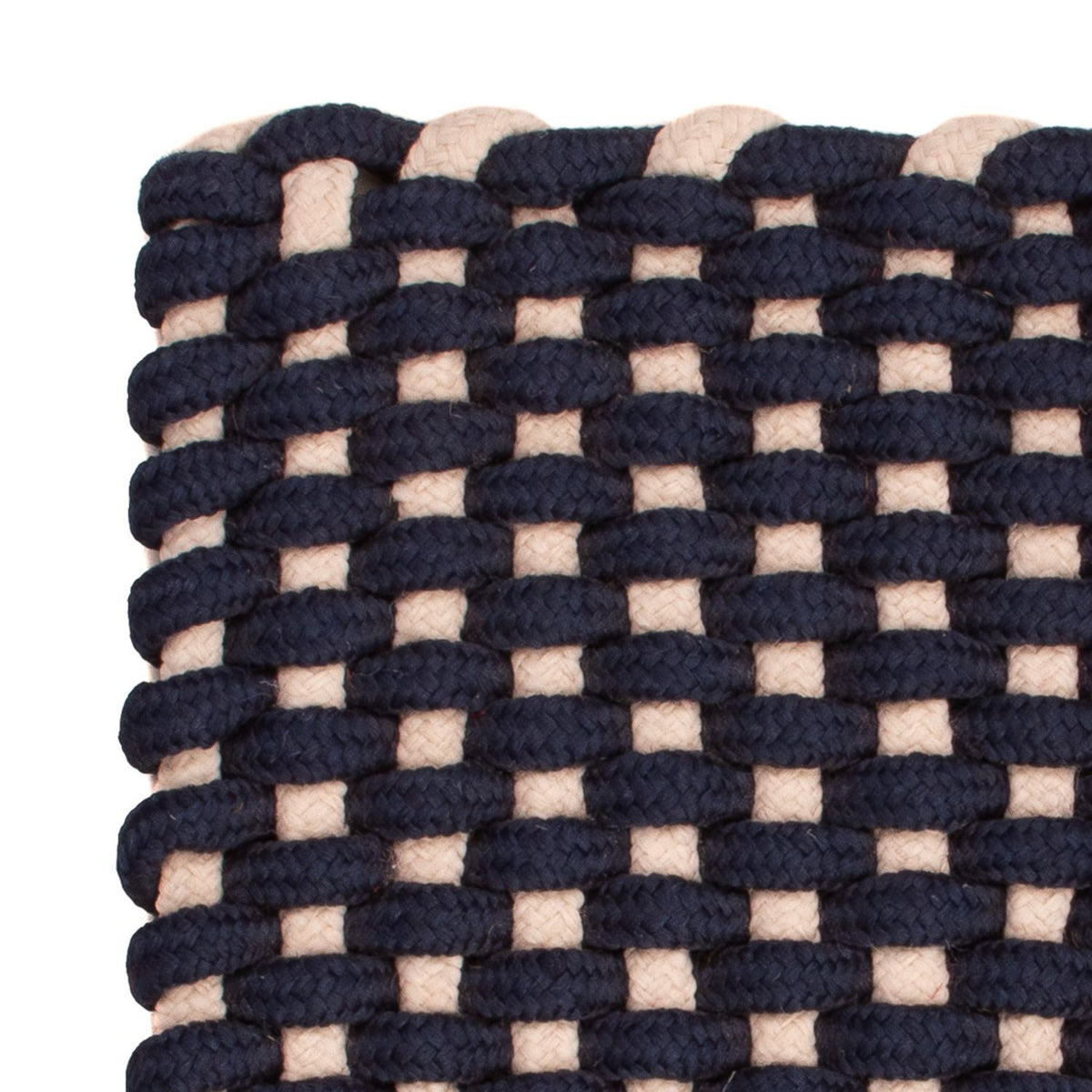 Teppich quadratisch  - 41 x 41 cm - dunkelblau