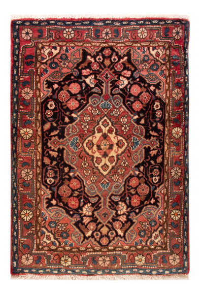 Malayer Teppich 62x92cm - Perserteppich - dunkelblau