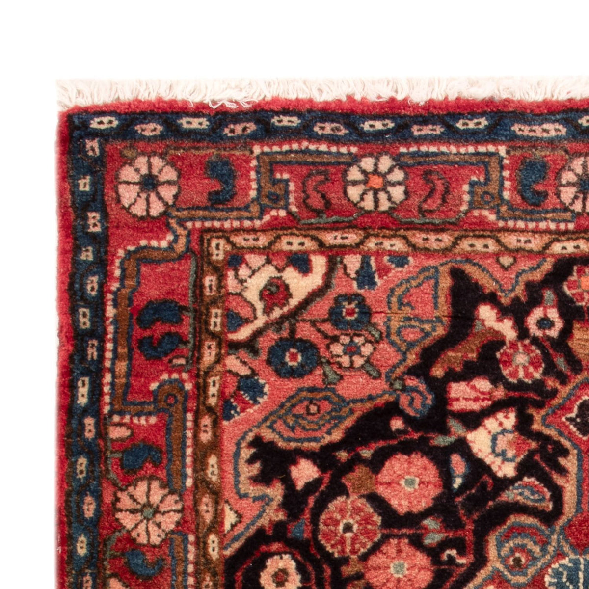 Malayer Teppich 62x92cm - Perserteppich - dunkelblau